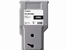 Cartucho De Tinta Canon Pfi-207 Mbk Original, Negro Mate