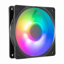 Ventilador Cooler Master Mobius 120p Argb 2400 Rpm, Led Multi, Negro, Pwm