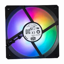 Ventilador Cooler Master Mobius 120p Argb 2400 Rpm, Led Multi, Negro, Pwm