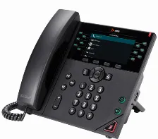 Teléfono Ip Hp Poly Terminal Con Conexión Por Cable, Poe, 12 Líneas, Negro