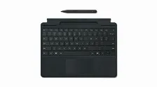 Teclado Inalámbrico Microsoft Surface Surface Pro Keyboard W/ Slim Pen Cover Port, Negro