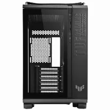 Gabinete Asus Tuf Gaming Case Gt 502, Ventana De Cristal Templado, Color Negro