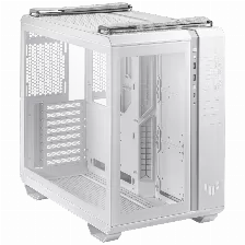 Gabinete Asus Tuf Gaming Gt502/wht/tg,ventana Lateral Y Frontal, Atx, Micro-atx, Blanco