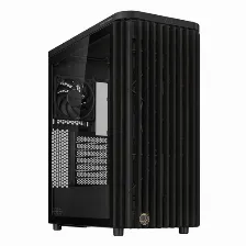 Gabinete Asus Proart Pa401 Wood Edition, Midi-tower, Atx, Usb 3.0, 3 Ventiladores Instalados, Negro