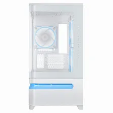 Gabinete Asus Prime Prime Ap202 Argb Midi Tower, Psu No, Vent. 1x 120 Mm, Blanco