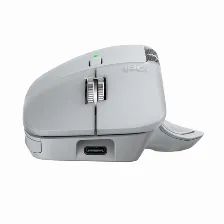Mouse Logitech Mx Master 4 Laser, 8 Botones, 8000 Dpi, Rf Inalámbrico + Bluetooth, 10 M, Gris