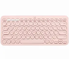 Teclado Inalambrico Logitech K380 Multi-device 10 M, Teclado Numerico No, Color Rosa, (920-009594)