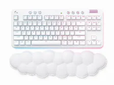 Teclado Logitech G 920-010453 Inglés, Inalámbrico, Rf Inalámbrico + Bluetooth, Interruptor Mecánico, Led Rgb, Blanco