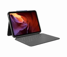 Teclado Inalámbrico Logitech Rugged Folio, Ipad (7.ª Generación) Ipad (8.ª Generación) Ipad (9.ª Generación) Ipad (10.ª Generación) Ipad (a16), Grafito, Ipad (10.ª Generación), 30.6 Mm, 207 Mm, 263...