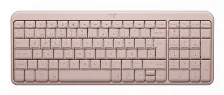 Kit Teclado Y Mouse Logitech 920-013447 Rf Inalambrico + Bluetooth, Rosa