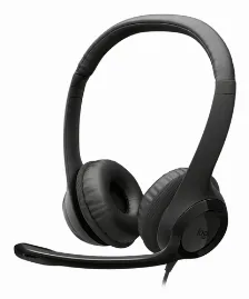 Audifonos Con Microfono Logitech, H390, Alambrico, Usb-c, Negro