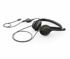 Audifonos Con Microfono Logitech, H390, Alambrico, Usb-c, Negro