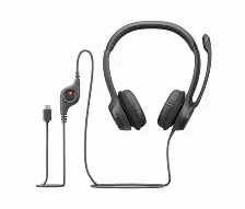 Audifonos Con Microfono Logitech, H390, Alambrico, Usb-c, Negro