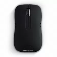 Mouse Verbatim Inalambrico Optico 1200 Dpi, Nano Receptor Usb 2.0, Pila Aa Incluida, Color Negro