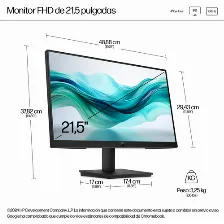Monitor Hp Lcd, 21.5