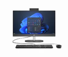 Aio Hp Proone 245 G10 7730u, Amd Ryzen 7, Ram 8 Gb, Almacenamiento 512 Gb, 23.8 Pulgadas, Windows 11 Home, Negro