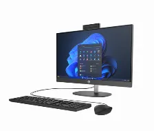Aio Hp Proone 245 G10 7730u, Amd Ryzen 7, Ram 8 Gb, Almacenamiento 512 Gb, 23.8 Pulgadas, Windows 11 Home, Negro