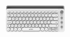 Teclado Inalambrico Acteck Uny Comp Ti685, Bluetooth, Ranura Para Multidispositivo, Color Blanco