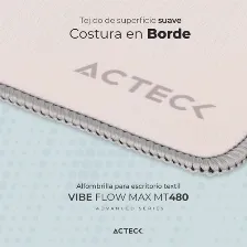 Mousepad Acteck Vibe Flow Max Mt480 900 Mm, 400 Mm, Gris