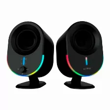 Bocinas Acteck Dynamic Exact Bs630 Inalambrico Y Alambrico, Bluetooth, 2.0 Canales, 20w, Negro