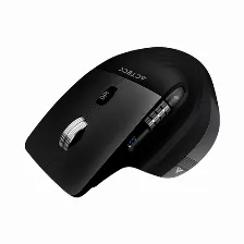 Mouse Acteck Virtuos Pro Mi780 Ergonomico, Inalambrico, Bluetooth, Usb-c, 8 Botones, Negro
