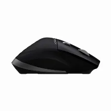 Mouse Acteck Virtuos Pro Mi780 Ergonomico, Inalambrico, Bluetooth, Usb-c, 8 Botones, Negro