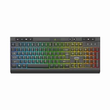 Kit Teclado Y Mouse Acteck Creator Aurean Pro Mk477g, Alambrico, Usb, Led, Negro