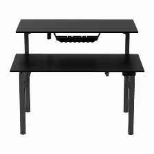 Escritorio Acteck Ergo Desk V2 Ed727 Electrico, Doble Ajuste, Max. 80kg, Negro