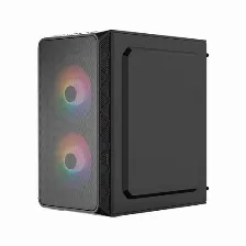 Gabinete Acteck Doom Pro Mesh Gi730m Mini Tower, Fuente De 600w, 1x Ventilador, Negro