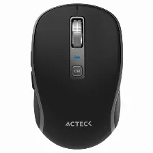 Mouse Acteck Optimize Trip Pro Mi580 óptico, 6 Botones, 1600 Dpi, Rf Inalámbrico + Bluetooth, 8 M, Negro