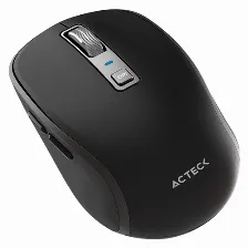 Mouse Acteck Optimize Trip Pro Mi580 óptico, 6 Botones, 1600 Dpi, Rf Inalámbrico + Bluetooth, 8 M, Negro