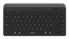 Teclado Acteck Inspire Trek Ti737 Español, Inalámbrico Y Alámbrico, Rf Inalámbrico + Bluetooth, Interruptor De Membrana, Negro, Gris