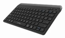 Teclado Acteck Inspire Trek Ti737 Español, Inalámbrico Y Alámbrico, Rf Inalámbrico + Bluetooth, Interruptor De Membrana, Negro, Gris