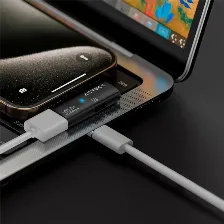 Adaptador Otg Acteck Gatex Nano Av410, Usb-c A Usb-a + Power Delivery 100w, Negro