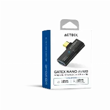 Adaptador Otg Acteck Gatex Nano Av410, Usb-c A Usb-a + Power Delivery 100w, Negro