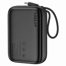 Power Bank Acteck Energon Go Plug Max Pg80, 20,000mah, Usb-c, Negro