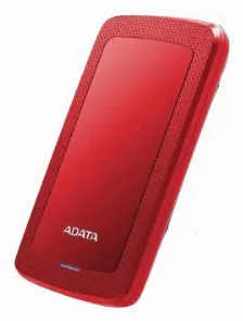 Disco Duro Externo Adata Hv300 Slim, 2tb, 2.5 Pulgadas, Usb 3.2 Gen1, Color Rojo (ahv300-2tu31-crd)