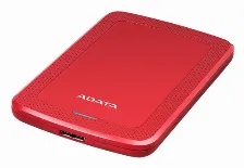Disco Duro Externo Adata Hv300 Slim, 2tb, 2.5 Pulgadas, Usb 3.2 Gen1, Color Rojo (ahv300-2tu31-crd)
