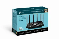 Ruteador Inalámbrico Tp-link Archer Archer Ax73 6 Ant., Wi-fi 6 (802.11ax), 4 Rj-45, 5400 Mbit/s, Negro