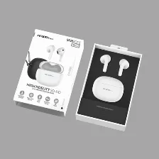 Audífonos Argomtech Arg-hs-5055pk Intra Auditivo, True Wireless Stereo (tws), Bluetooth, Blanco