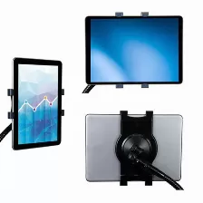 Soporte Con Cuello De Cisne Para Tablet De 7 A 11 Pulgadas, Mordaza Para Mesa De Escritorio Con Rotación 360