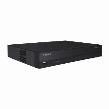 Nvr Hanwha Arn-410s 4 Canales, Hdd Max. 6 Tb, Negro