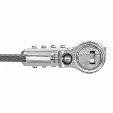 Cable Antirrobo Targus Asp96glx-s Cerradura Con Combinación, 2 M, Acero Galvanizado, Plata
