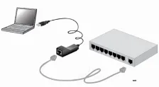 Bobina Allied Telesis Vt-kit3 Cat6a, 1.2 M, Negro