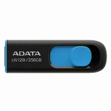 Memoria Usb Adata Uv128 256gb Usb, Negro/azul