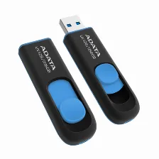 Memoria Usb Adata Uv128 256gb Usb, Negro/azul