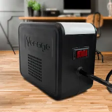 Regulador Vorago Avr-100 1,000va, Entrada 94-150v, 8 Contactos, Negro
