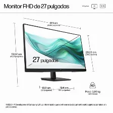 Monitor Hp Series 3 Pro Lcd, 27