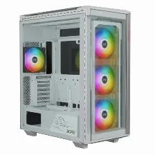 Gabinete Gamer Xpg Battlecruiser Ii, Super Mid-tower, Cristal Templado, 4x Ventiladores, Blanco