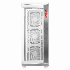 Gabinete Gamer Xpg Battlecruiser Ii, Super Mid-tower, Cristal Templado, 4x Ventiladores, Blanco